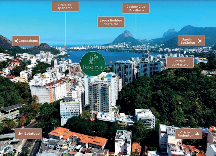 Localização do Reserva Humaitá Rio de Janeiro