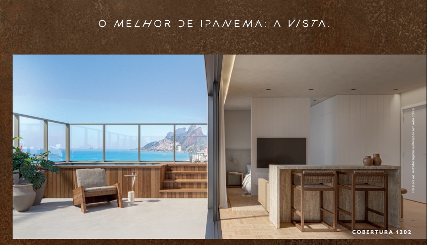 Vista da cobertura do Ar Ipanema Studios Vista da cobertura do Ar Ipanema Studios